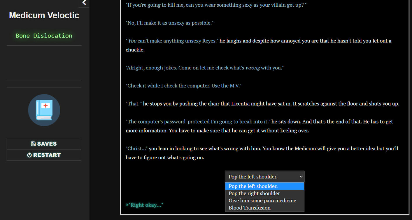 showcase of the dropdown